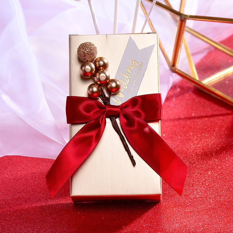 欧式创意婚礼金色果实喜糖盒结婚伴手礼礼盒订婚喜糖糖果包装盒空