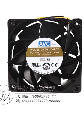 AVC 12038 DYTH1238B8F 48V 1.80A Y065服务器工业风扇