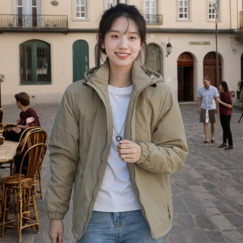 【可脱卸帽】新款潮牌休闲加厚夹克男石墨烯保暖冬季棉衣棉服8892