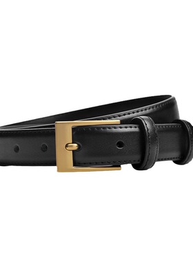 皮带女士真皮百搭牛仔裤带黑色时尚韩版装饰腰带女感2025新款