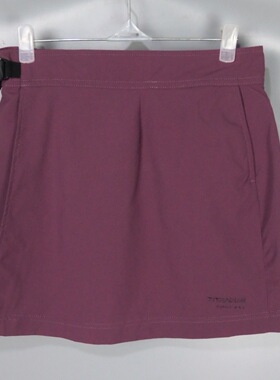 Vintage 古着正品colum比亚夏季紫色纯色运动短款半身裹裙短裙