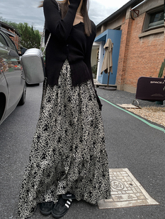 碎花半身中长裙 多种穿法抹胸连衣裙初秋新款 洛边 潇洒随性呼吸棉