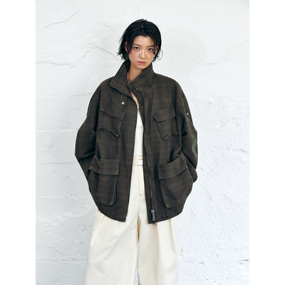 秋季新款小众工装外套夹克