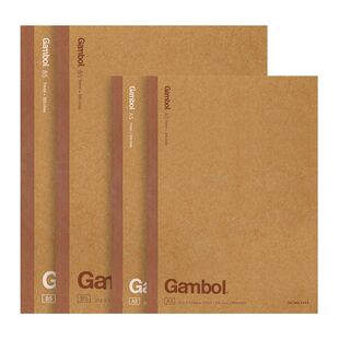 日本KOKUYO/国誉横线复古土黄本8mm横线笔记本牛皮纸封面 软面抄