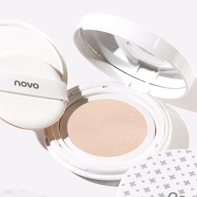 Novo柔雾锁妆气垫霜轻薄服帖遮瑕显气色奶油肌控油保湿粉底霜