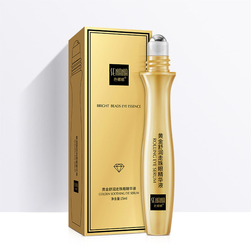 色娜娜黄金明眸走珠眼精华液嫩肤滋养 原液滋润保湿补水 走珠眼霜