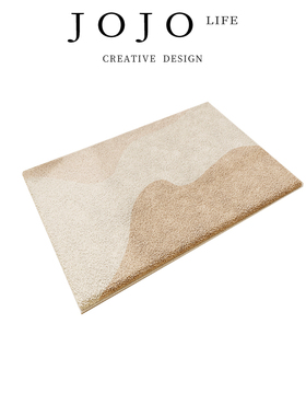 JOJO'S L. PD.burn.日式仿羊绒浴室吸水软地垫防滑速干ins | 火烧