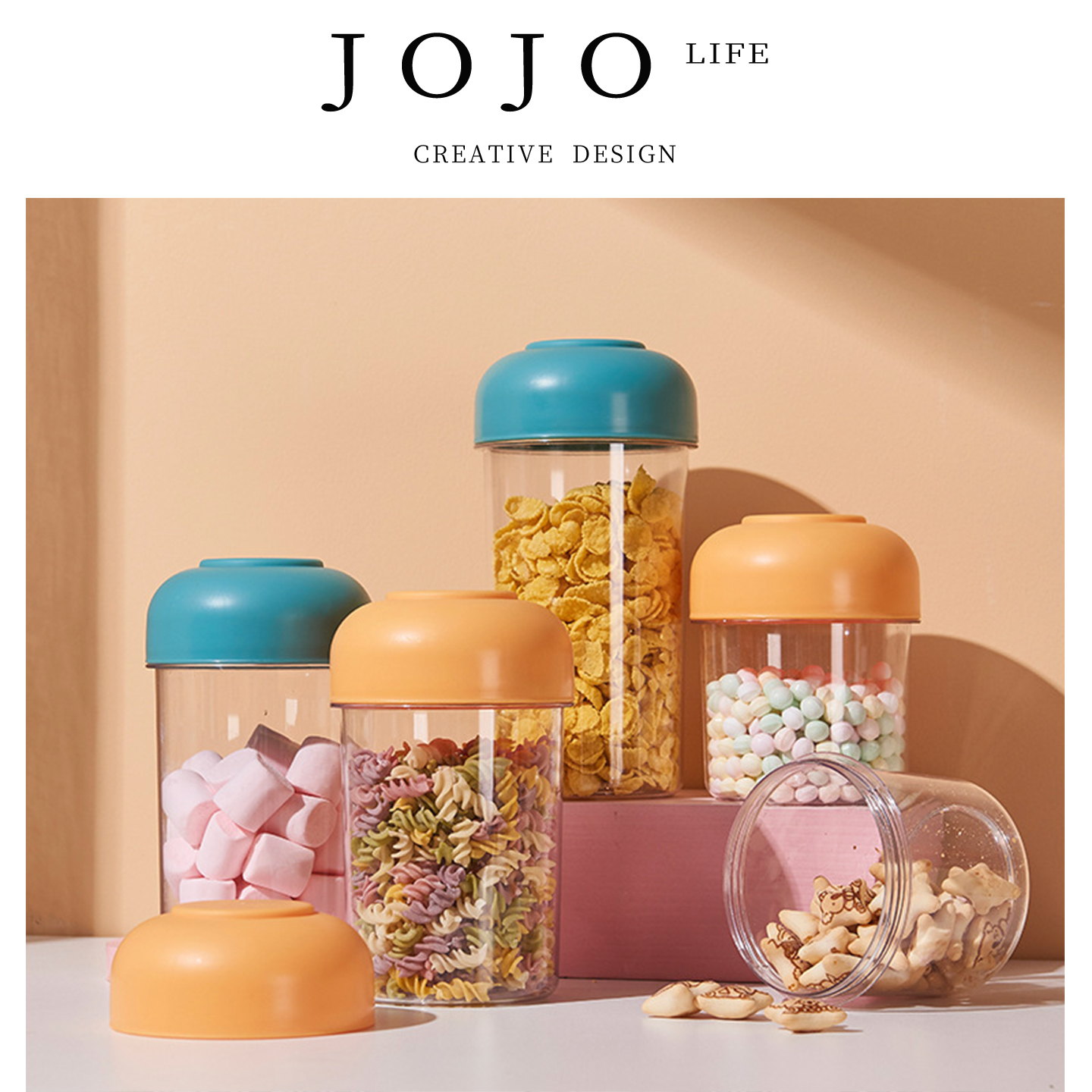 JOJO'SLIFEPD食品级透明塑料罐