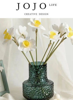 JOJO'S L. PD.delay .花瓶玻璃透明高款插花长枝雪柳专用 | 叉猫