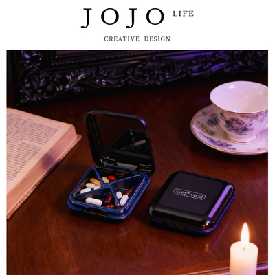 JOJO'S L. PD.Westwood.四格药盒专业储药盒避光密封收纳盒 |迟投