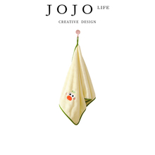 JOJO'S L. PD.status.毛巾丑萌珊瑚绒浴室挂式吸水方巾 | 状况