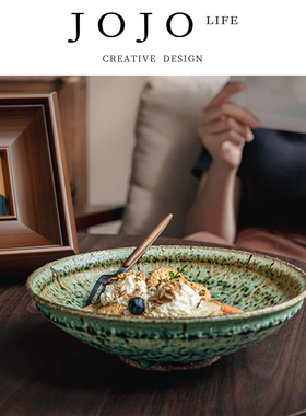 JOJO'S L. PD.Deviation.复古深盘粗陶斗笠菜碗沙拉碗餐具 | 悖道