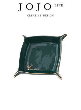 JOJO'S L. PD.sibling.烟灰缸创意现代简约描金边陶瓷装饰 | 令妹