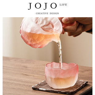 JOJO'S L. PD.Whereabouts.分茶器功夫茶具配件耐热粉色匀杯|行踪