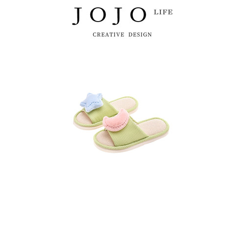 JOJO'SLIFEPD亚麻拖鞋室内鞋