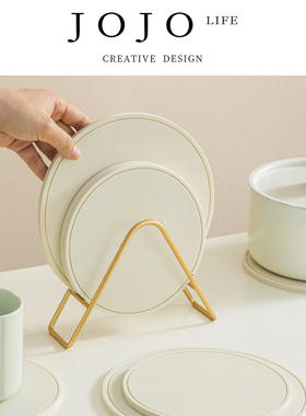 JOJO'S L. PD.twists.北欧奶油风格硅胶锅垫隔热碗垫餐垫 | 未成