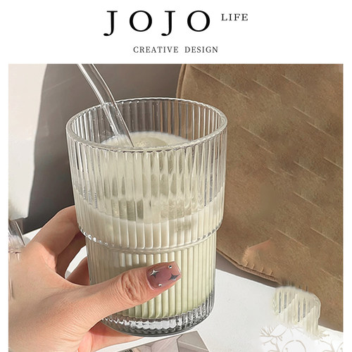 JOJO'SL.PD杯具玻璃杯竖条纹