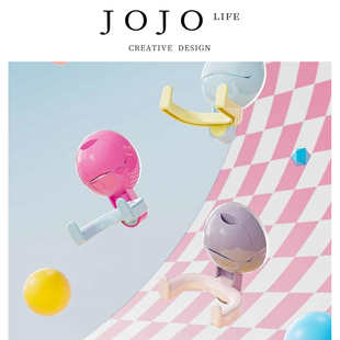 JOJO'S L. PD.firewood.粘钩多巴胺双头吸盘挂钩强力胶贴 | 讹蓬
