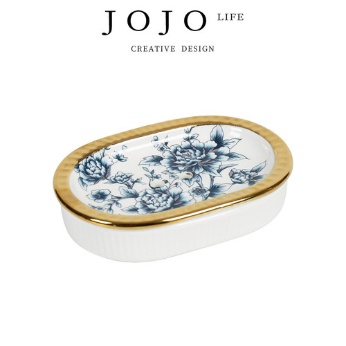 JOJO'SLIFEPD洗手台香皂盒皂碟