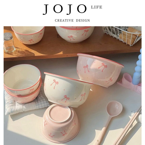 JOJO'SLIFEPD面碗大碗蝴蝶结