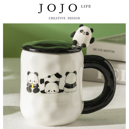 JOJO'SLIFEPD.女生马克杯带盖