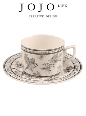 JOJO'S L. PD.Sin.杯具法式复古风陶瓷高颜值咖啡杯碟小众 | 子辛