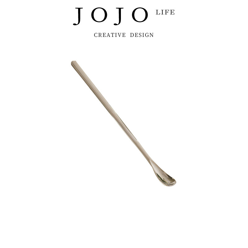 JOJO'S L. PD.admit.304不锈钢长柄咖啡勺甜品勺牛奶搅拌勺| 承认