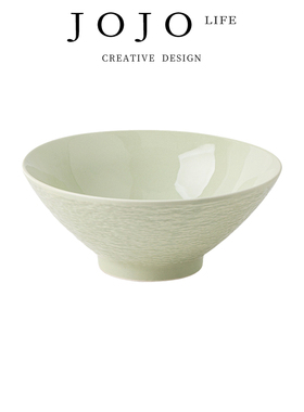 JOJO'S L. PD.Spring.餐具奶油风面碗高级感拉面碗陶瓷大碗 |翠泉