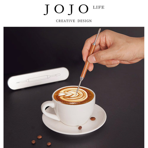 JOJO'SLIFEPD不锈钢咖啡拉花针