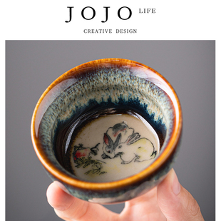 JOJO'S L. PD.紫泉涧.十二生肖功夫杯陶瓷茶盏单个主人杯 | 悲凄