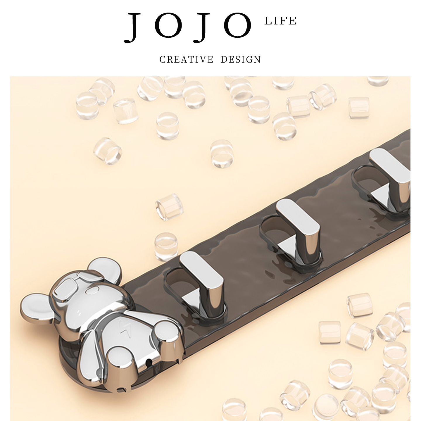 JOJO'SLIFEPD浴室长排拖把架