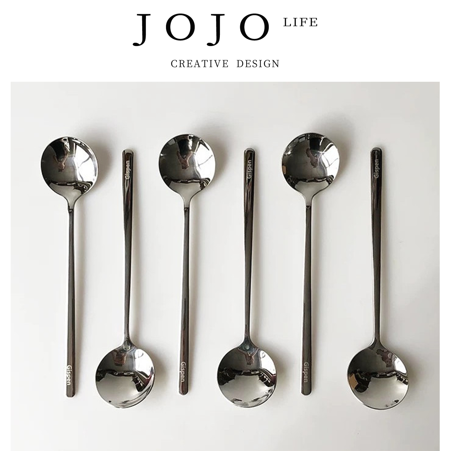 JOJO'SL.PD.长柄可爱甜品勺子