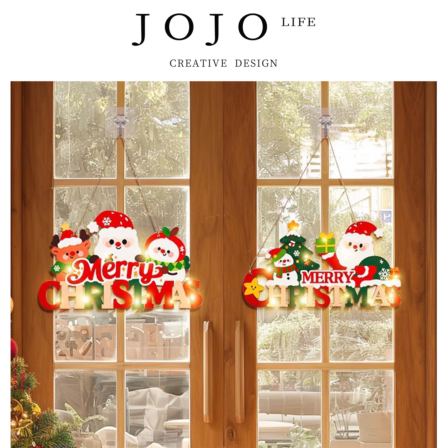 JOJO'SL.PD圣诞节木质挂件