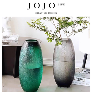 PD.wolf.大号落地玻璃花瓶轻奢高级感插花摆件 狼葡 JOJO