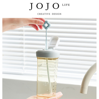 JOJO'S L. PD.Pollution.瓶刷硅胶吸管刷长柄清洁刷子厨房 | 污缭