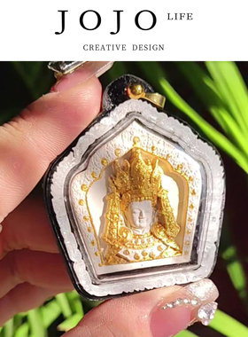 JOJO'S L. PD.poured 唐卡吊坠香灰擦擦异形立体黄财神 | 罐倒