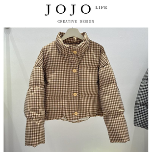 JOJO'S L. PD.distinguish.冬季韩版羽绒服女短款面包服 | 辨犹
