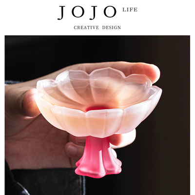 JOJO'SLIFEPD茶杯琉璃粉彩高足