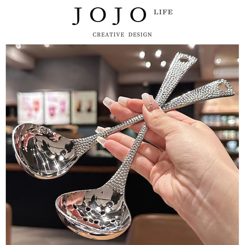 JOJO'SLIFEPD不锈钢鱼鳞柄勺