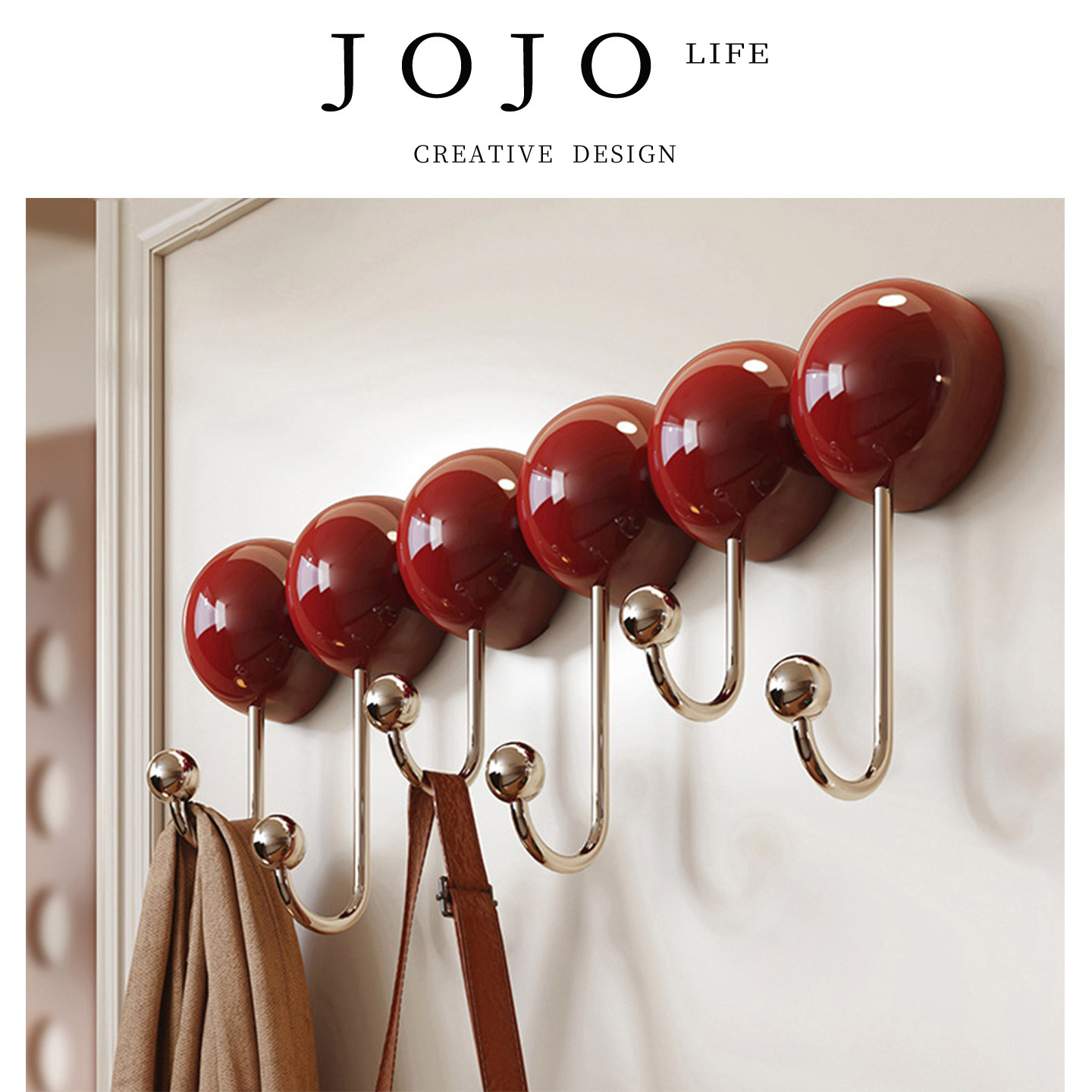 JOJO'S L. PD.Dream.吸盘挂钩家用免打孔衣服帽子收纳架 | 梦唆,收纳整理,挂钩/粘钩,淘宝优惠券,粉丝福利购,淘宝优惠卷