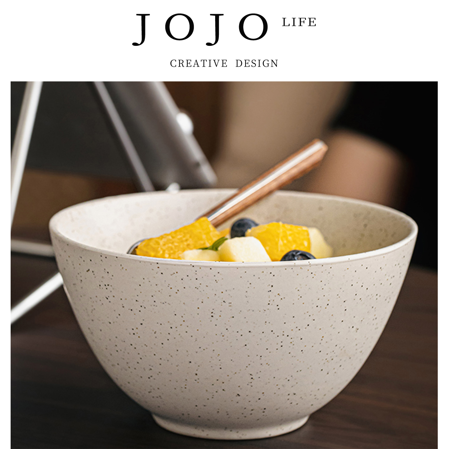 JOJO'S L. PD.Single.高碗泼墨高颜值沙拉碗陶瓷汤碗面碗 | 单符