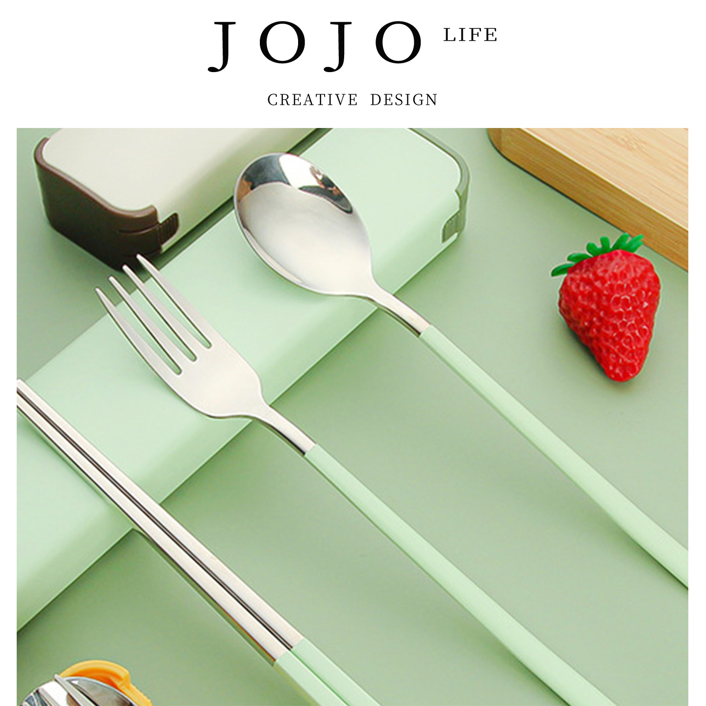 JOJO'SLIFEPD筷套装学生三件套