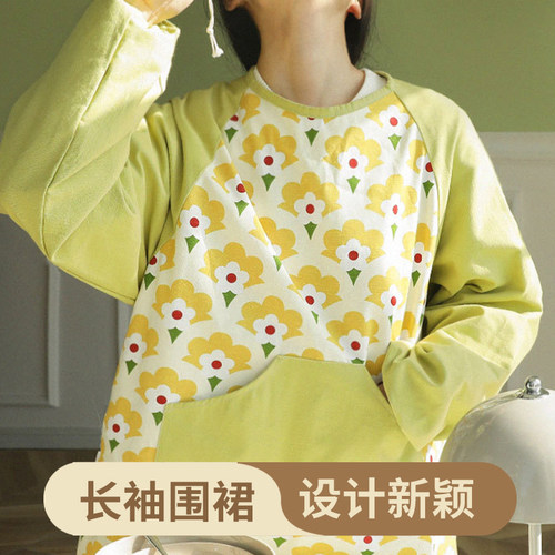 杂货先生围裙春夏薄款厨房全棉