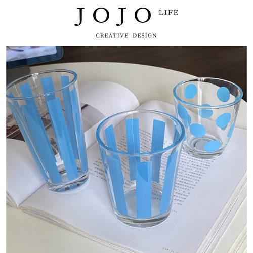 JOJO'SLIFEPD复古小清新玻璃杯