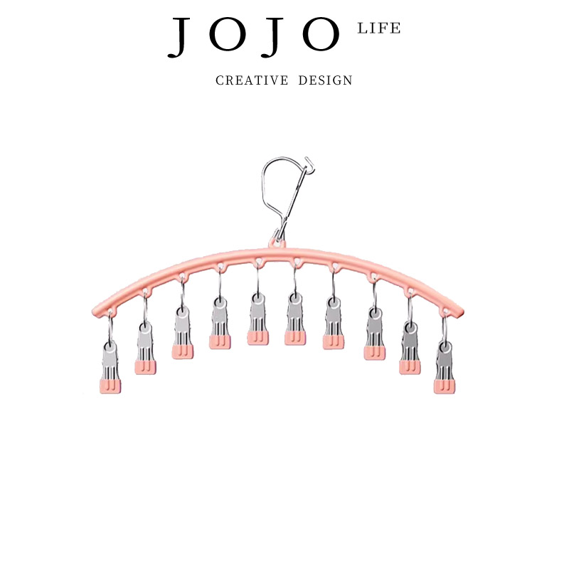JOJO'SLIFEPD晾衣架多夹子