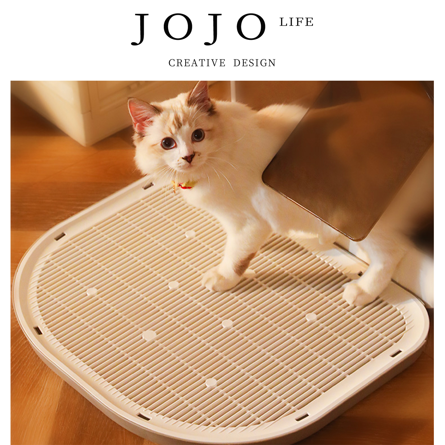 JOJO'SLIFEPD猫砂垫过滤猫砂防