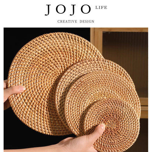 JOJO'SLIFEPD藤编隔热垫子