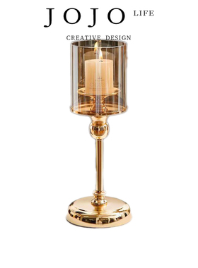 JOJO'S L. PD.MaTing.烛台摆件欧式金属铁艺轻奢中西餐桌 | 麻霆