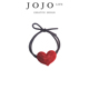 JOJO 红海 PD.sea.日韩红色绒面爱心发绳简约丸子头橡皮筋