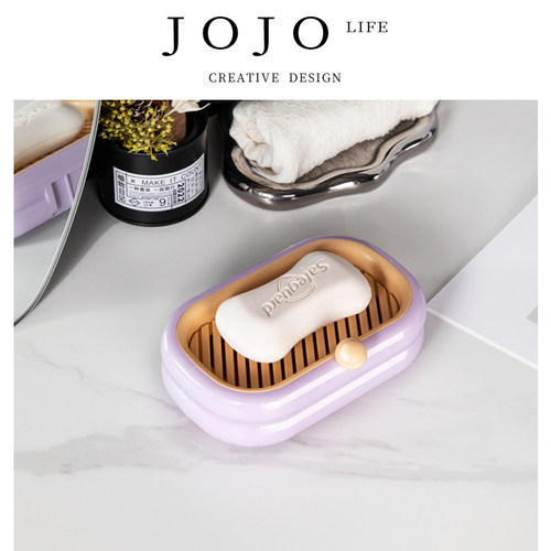 JOJO'SLIFEPD肥皂盒壁挂式沥水